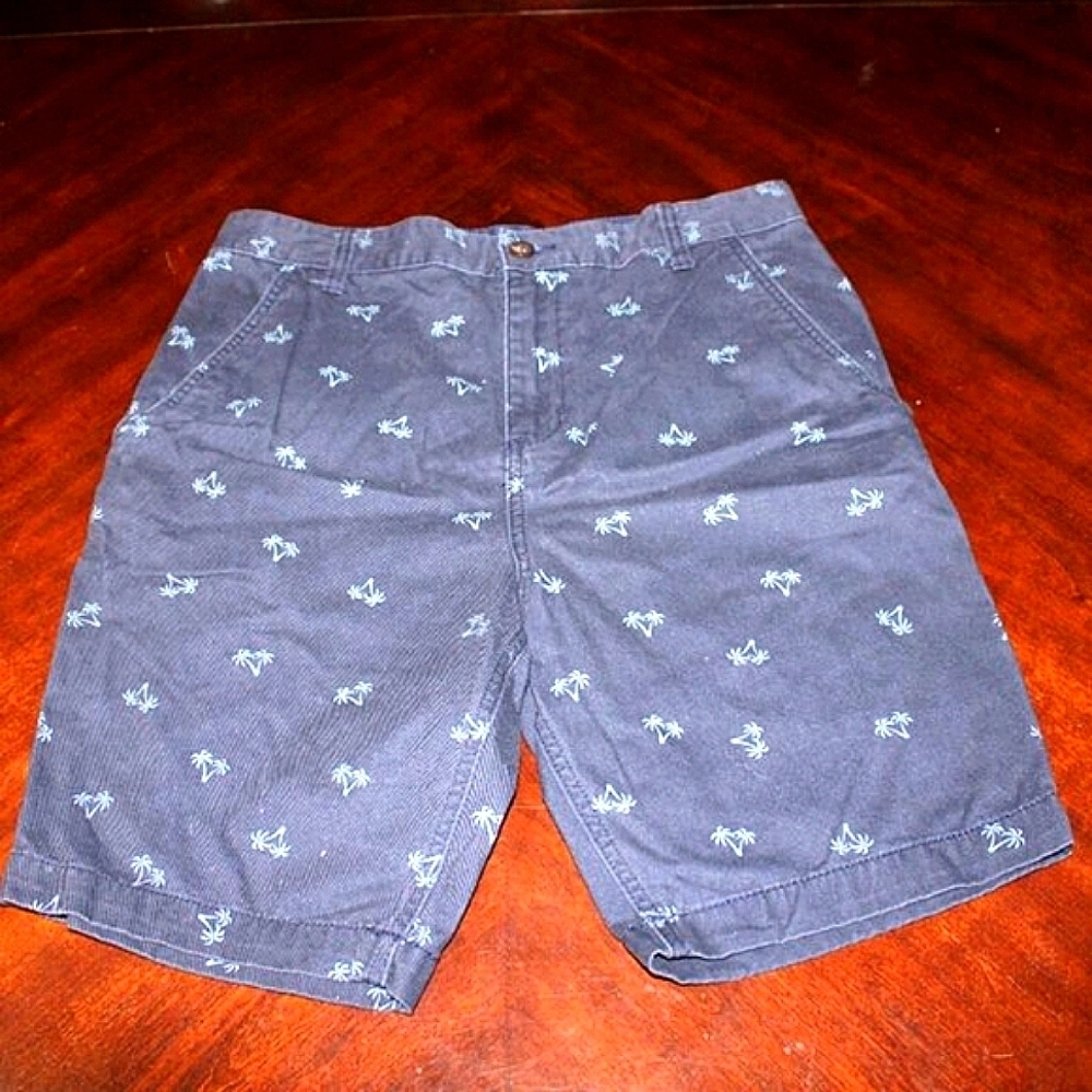 Faded Glory Palm Tree Shorts Sz 34 | Coastal Cotton